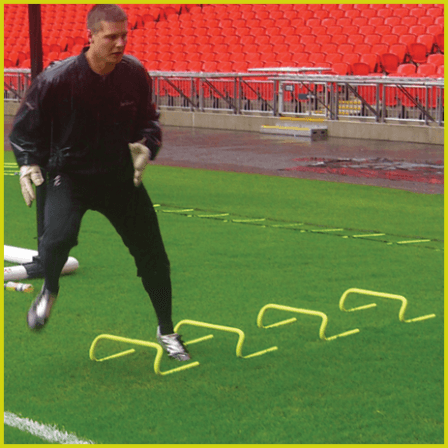 Yellow Diamond Football Training Hurdles - Sportnetting