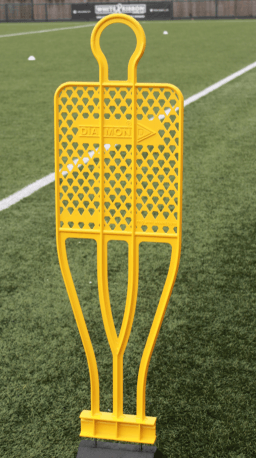 Yellow Mini Pro Football Mannequin - Sportnetting